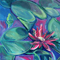 Waterlily with 2 Lilypads (1999)